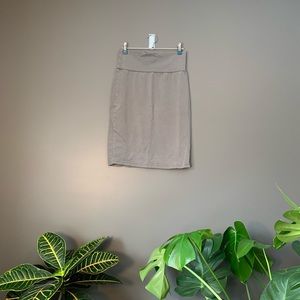 Grey Aritzia Pencil Skirt